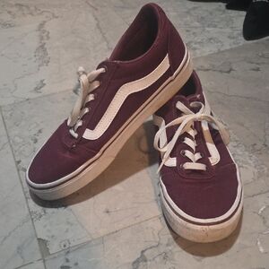 Burgundy Or Maroon Vans - Womens 8.5 Mens 7